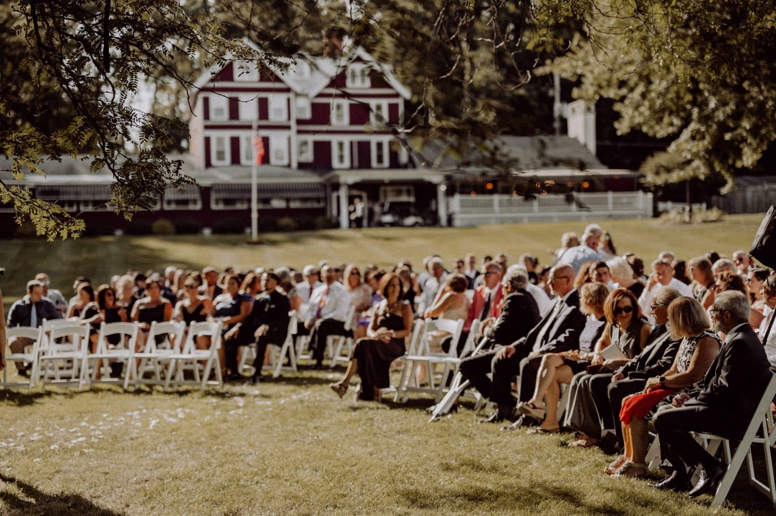 Wedding celebration at Springside Inn on Owasco Lake